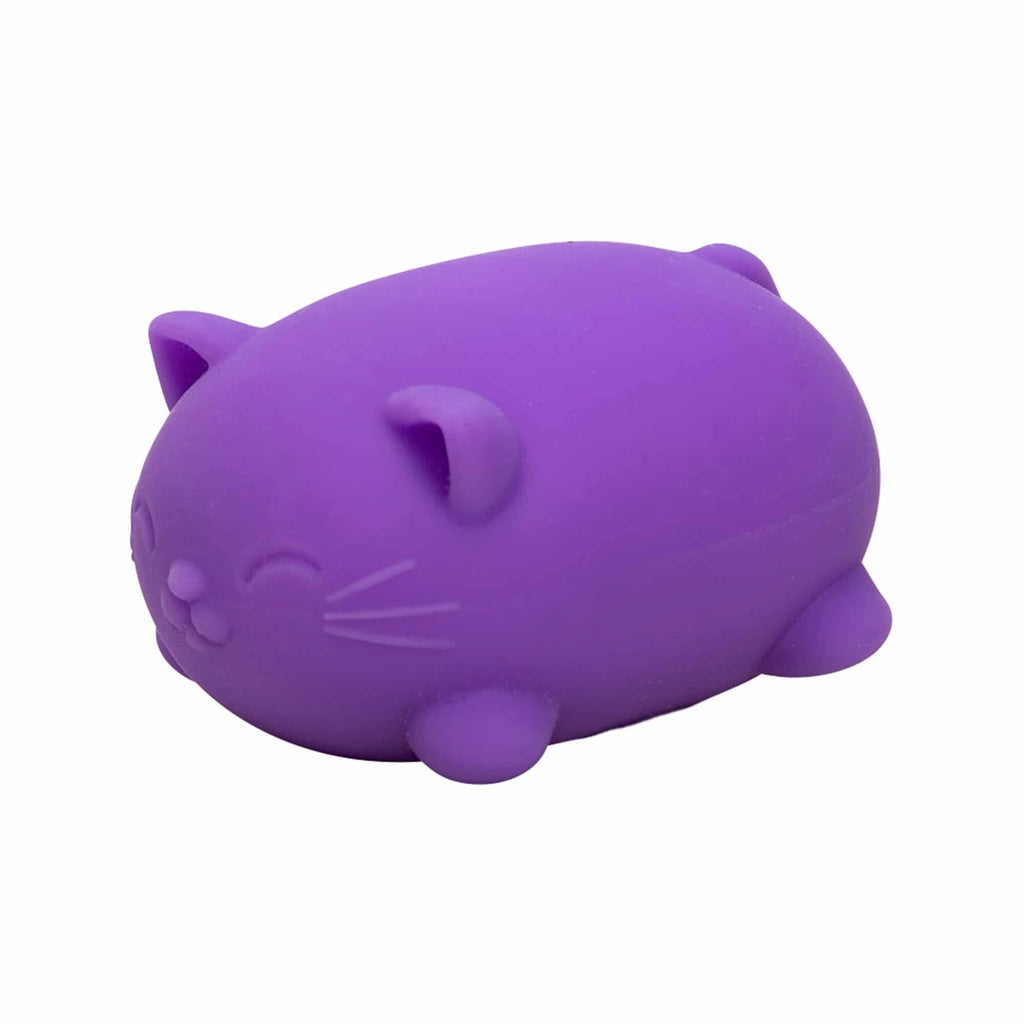 Purrfectly Squishy Cool Cats NeeDoh | Select Morning Crest - Collectible Shaggy Monster Squishable Toy Detail