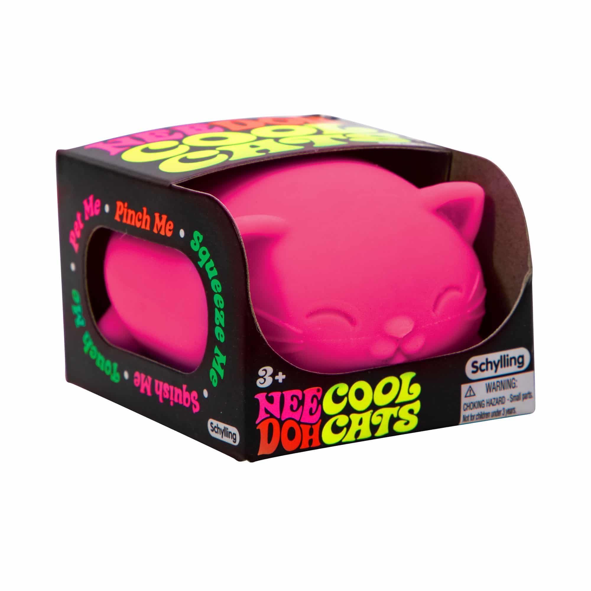 Purrfectly Squishy Cool Cats NeeDoh | Select Morning Crest - Collectible Shaggy Monster Squishable Toy Detail