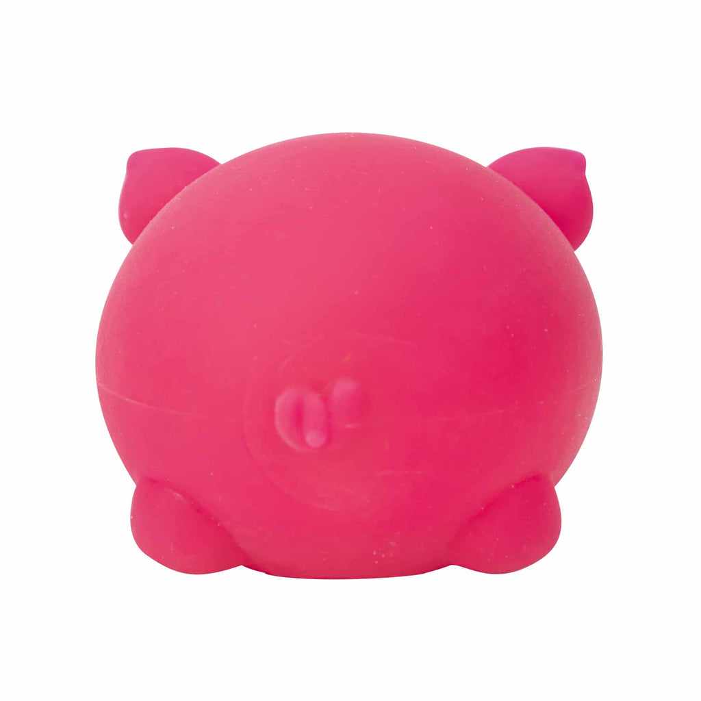 Cute Collectible NeeDoh Dig’ It Pig | Select Velvet Canopy - Dino Character Malt-Gel Filled Sensory Glob Detail