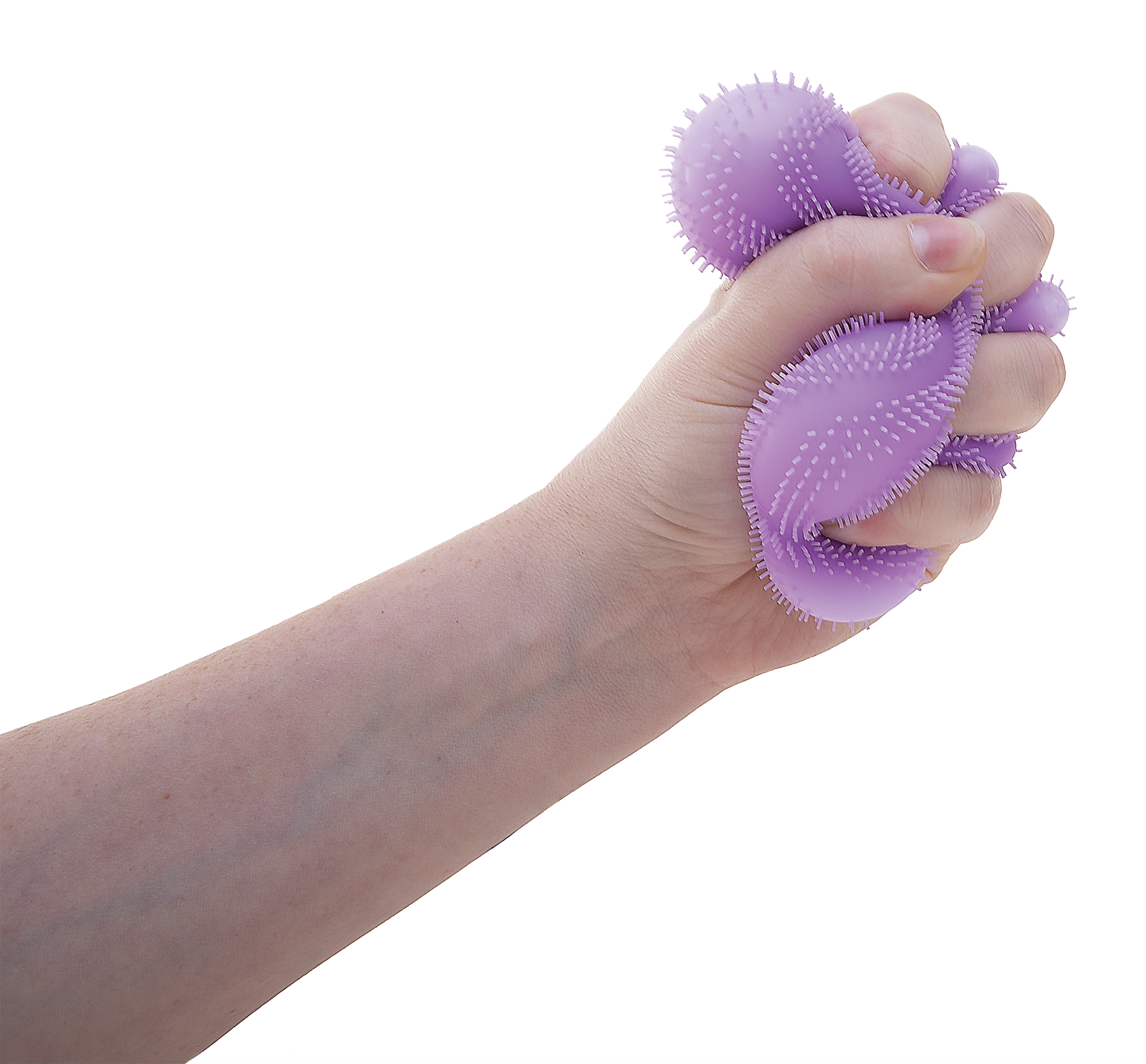 Shaggy Tactile NeeDoh Fuzz Ball Flower Power | Signature Elm Point - Fuzzy Flocked Textured Sensory Fidget Ball - Surprise Me! (Random Color)