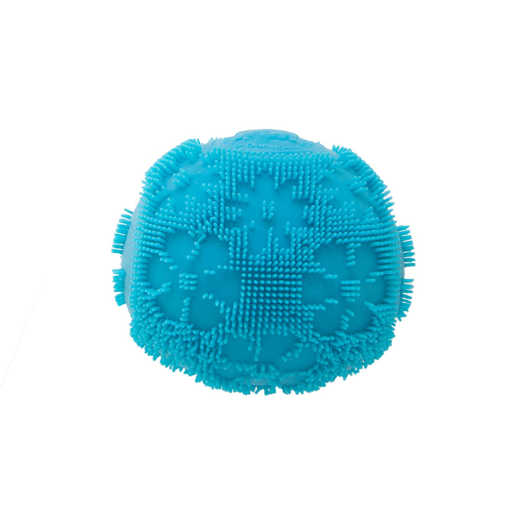 Shaggy Tactile NeeDoh Fuzz Ball Flower Power | Signature Elm Point - Fuzzy Flocked Textured Sensory Fidget Ball Detail