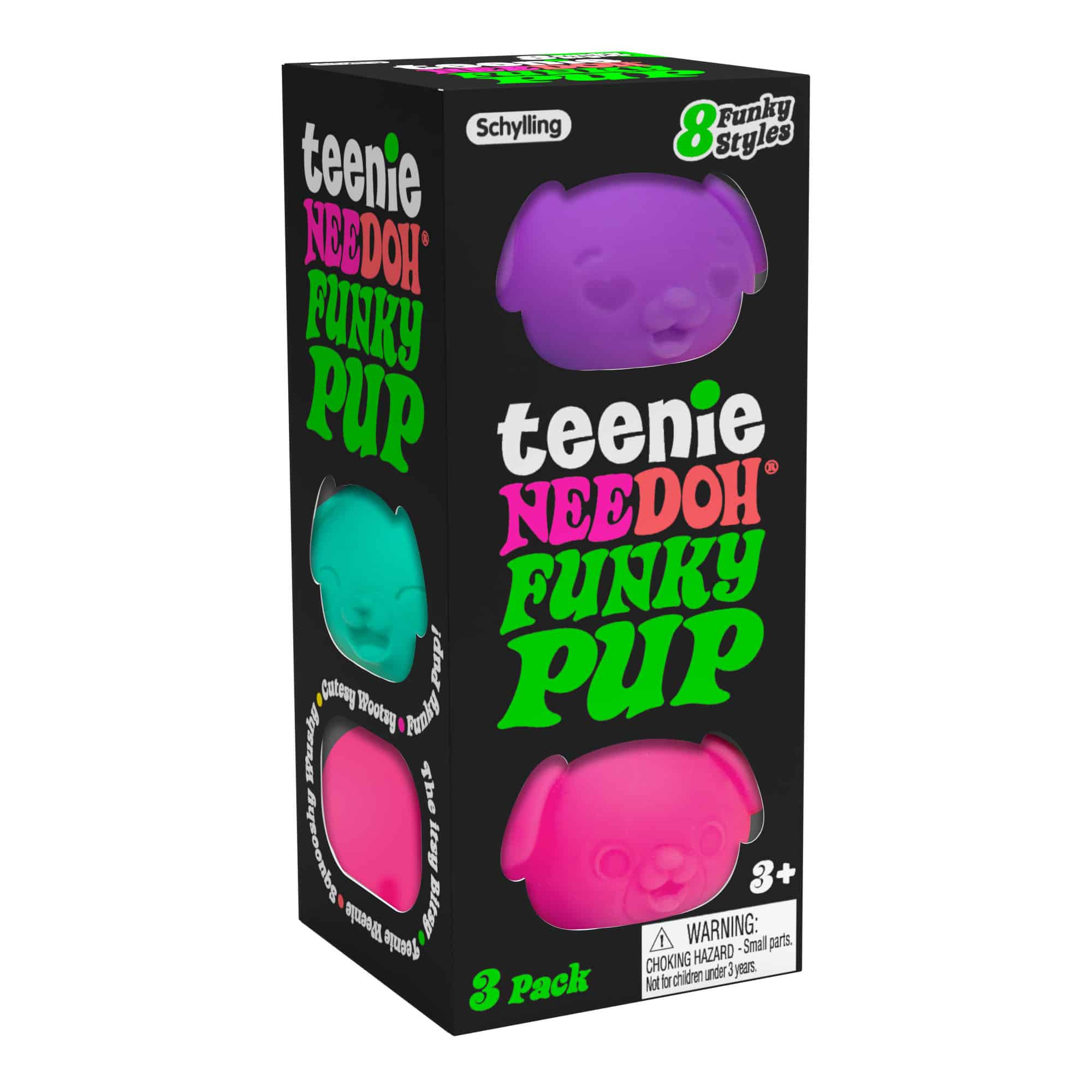 Multi-Pack Value Teenie NeeDoh Funky Pup | Edition Copper Bloom - Collectible Teenie Tiny Fidget Balls for Kids - Default Title