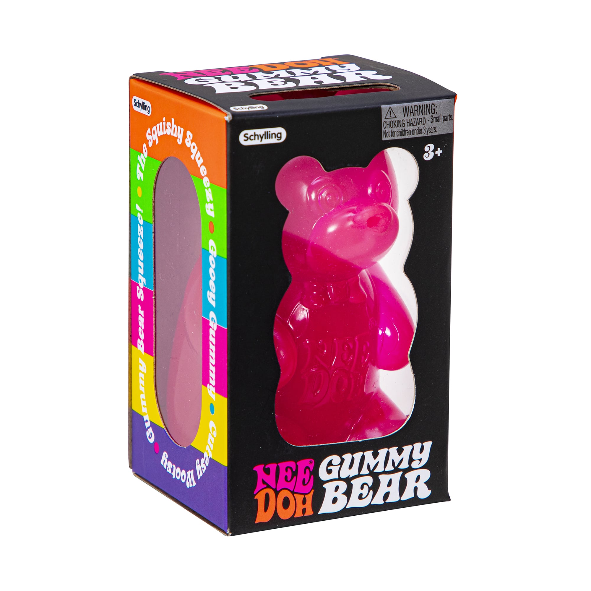Cute Collectible NeeDoh Gummy Bear | Edition Canyon Forest - Purrfect Cat Squishy Character Stress Toy - Surprise Me! (Random Color)