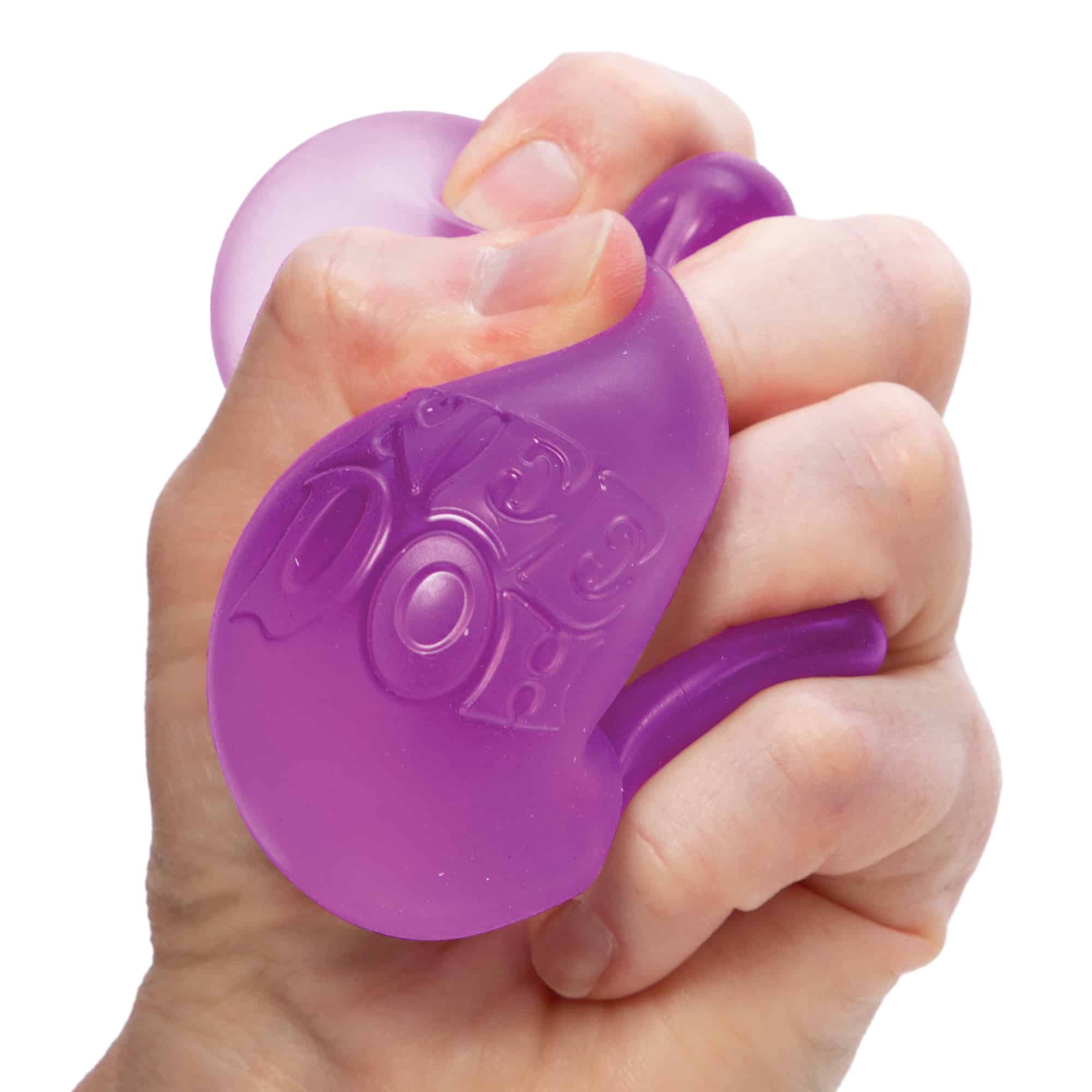 Translucent Jelly NeeDoh Nice Cube | Series Elm Bridge - Crystal Clear Squishable Ice Cube NeeDoh Detail
