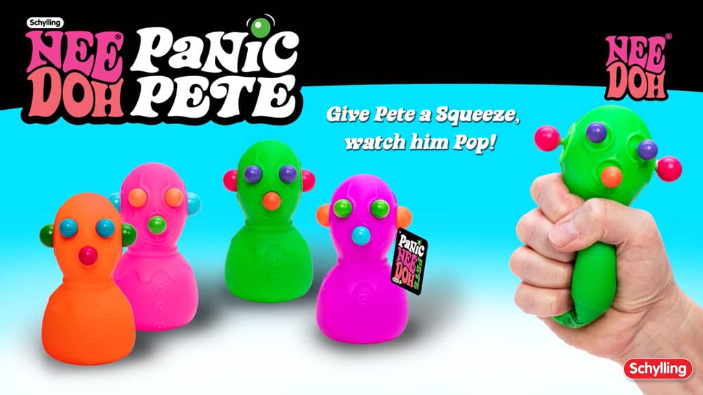 Fun Fidget Monster NeeDoh Panic Pete | Signature Seaside Bay - Cute Animal-Shaped NeeDoh Fidget Toy for Kids Detail
