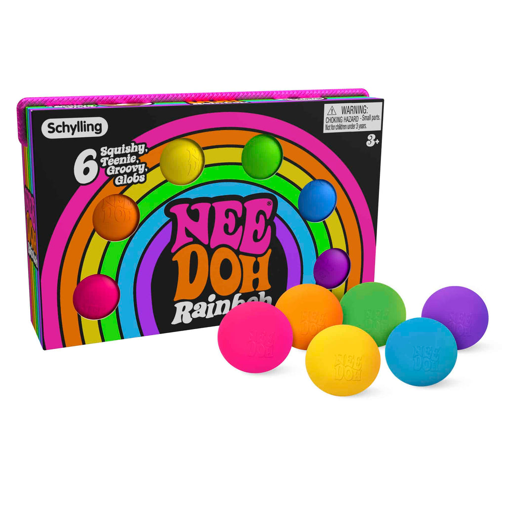The Groovy Glob NeeDoh Rainboh | Reserve Autumn Pond - Classic NeeDoh Stress-Relieving Squishy Ball Detail
