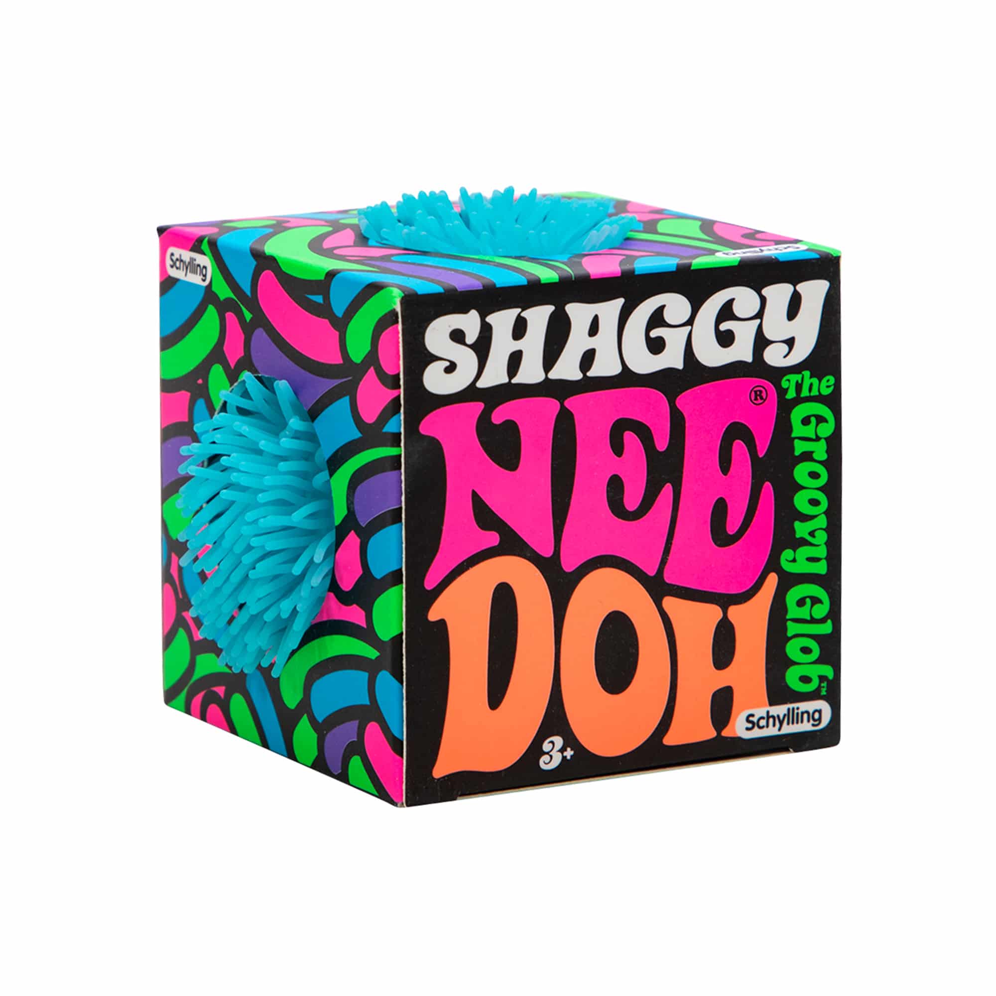 Ultra-Soothing Touch Shaggy NeeDoh | Collection Winter Creek - Furry Coated Soft Touch Squishable Ball - Surprise Me! (Random Color)