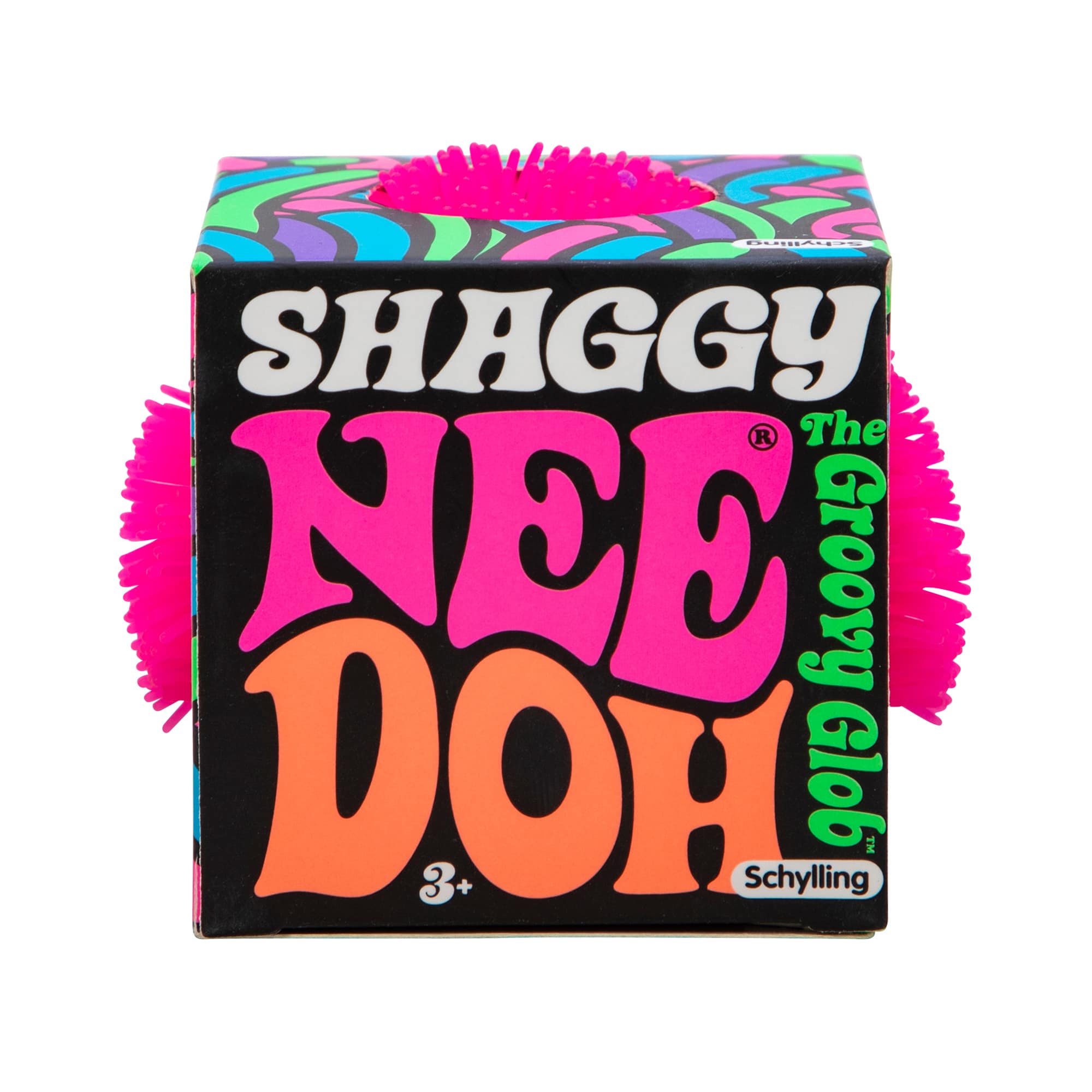 Ultra-Soothing Touch Shaggy NeeDoh | Collection Winter Creek - Furry Coated Soft Touch Squishable Ball Detail