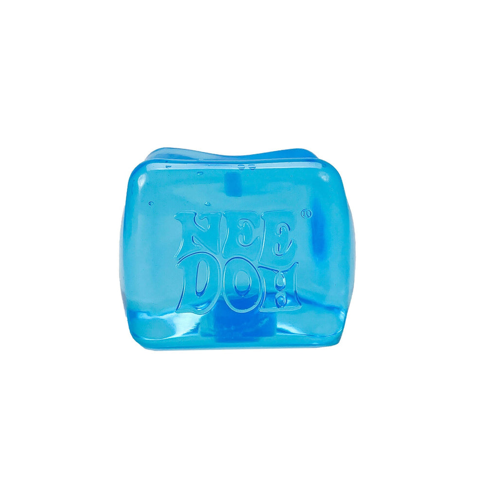 Translucent Jelly NeeDoh Nice Berg | Reserve Oak Hollow - Translucent Jelly Cool Cube Sensory Toy Detail
