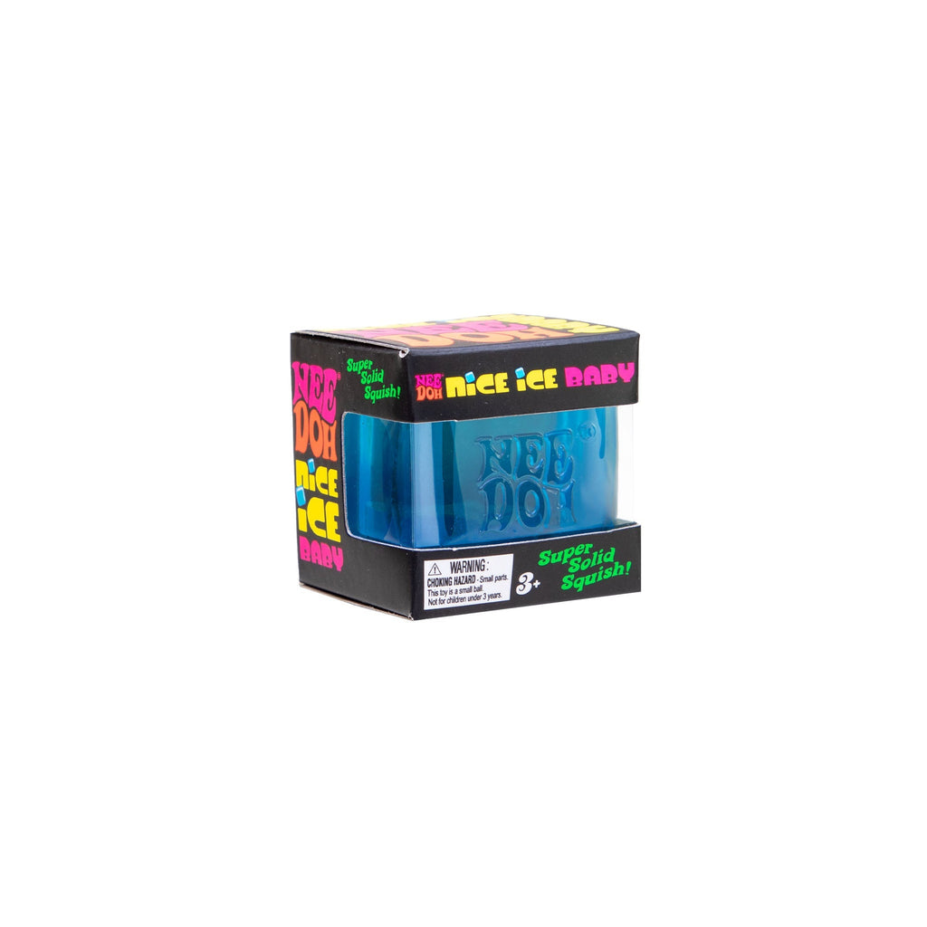 Squishable Nice Cube NeeDoh Nice Ice Baby | Series Canyon Trail - Nice Cubes Clear Satisfying Crunch Stress Toy Detail