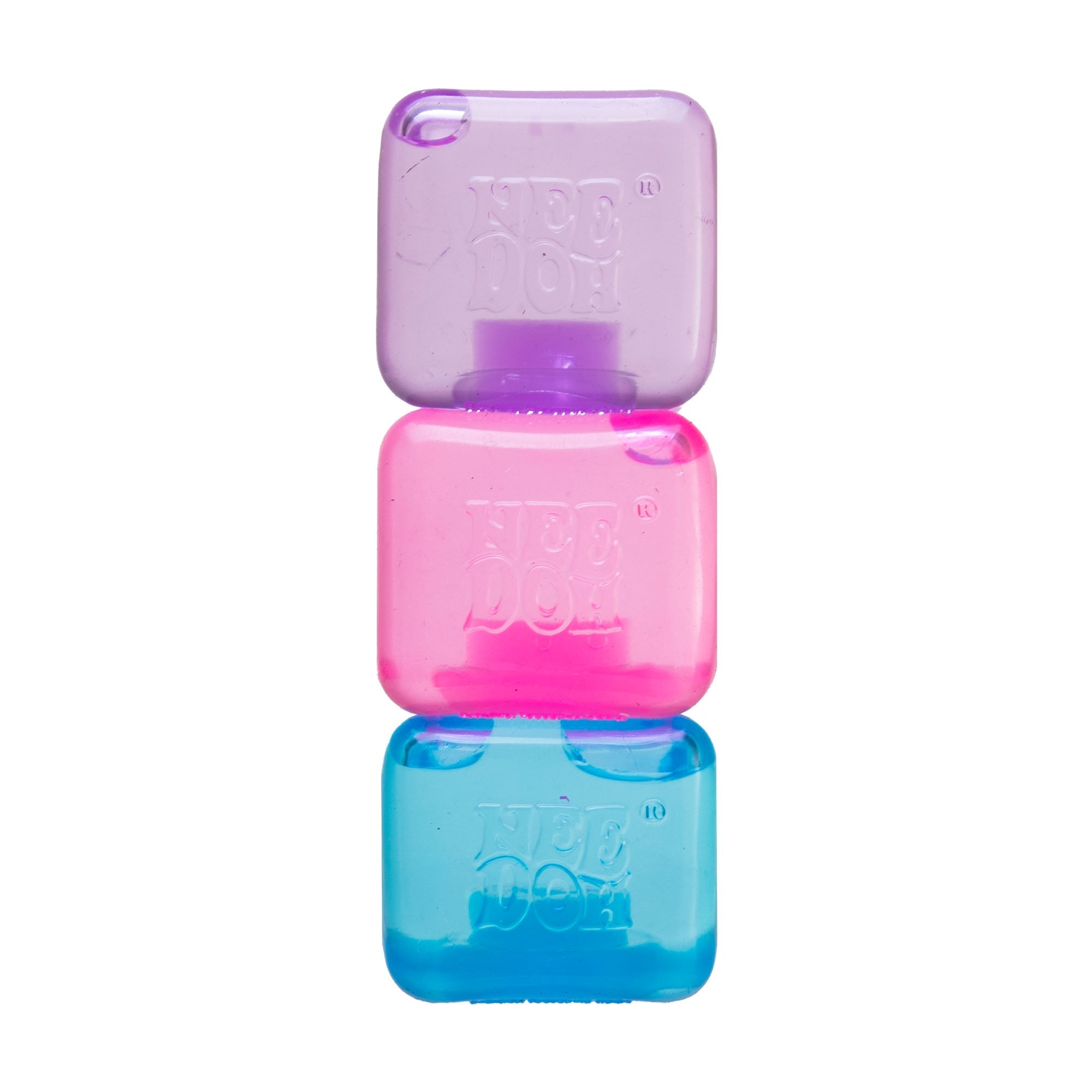 Squishable Nice Cube NeeDoh Nice Ice Baby | Series Canyon Trail - Nice Cubes Clear Satisfying Crunch Stress Toy - Surprise Me! (Random Color)